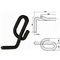 Gl1419 Paint Elastic Rail Clip ISO9001 48HRC Hardness For Track Construction